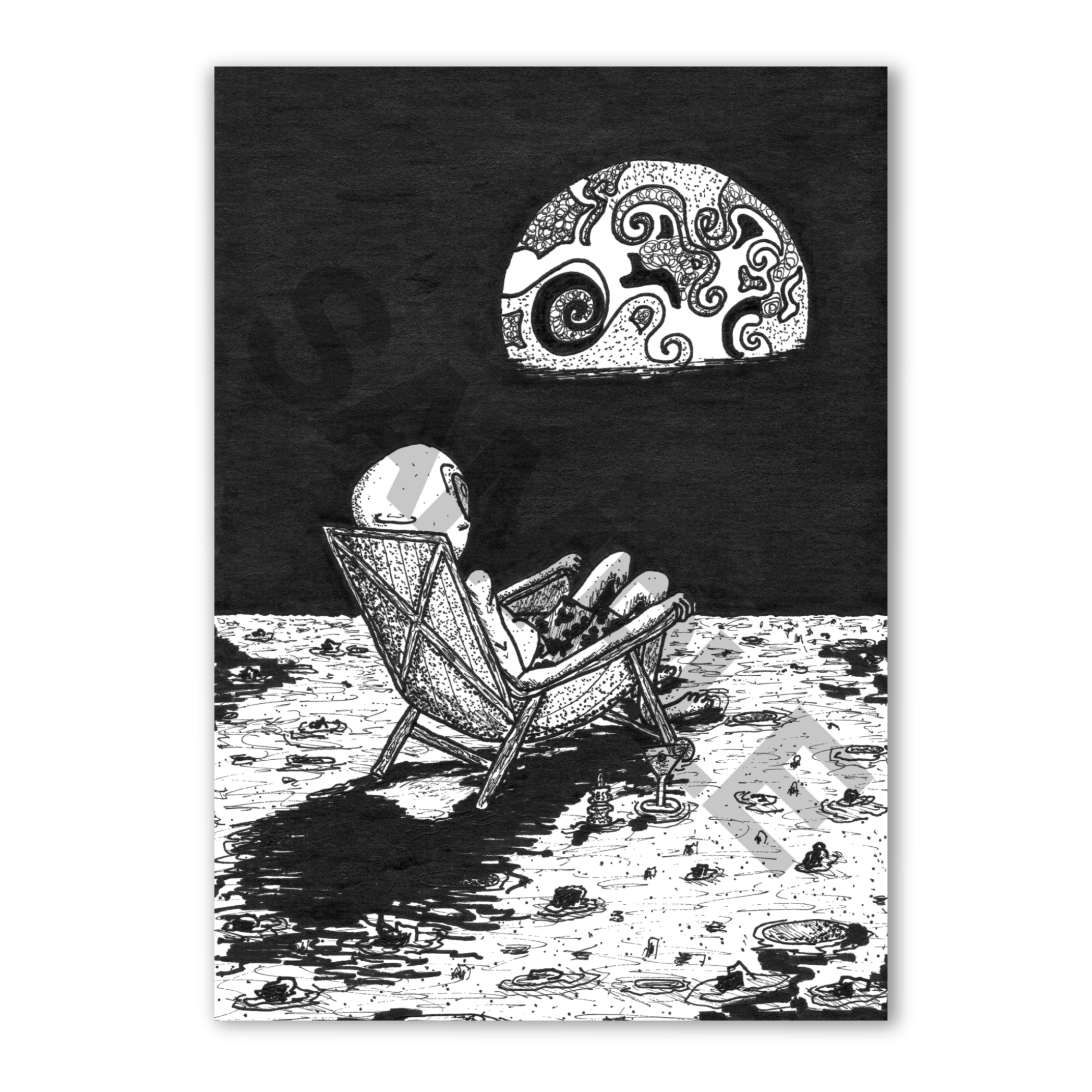 Hand-Signed | Earth Bathing Print