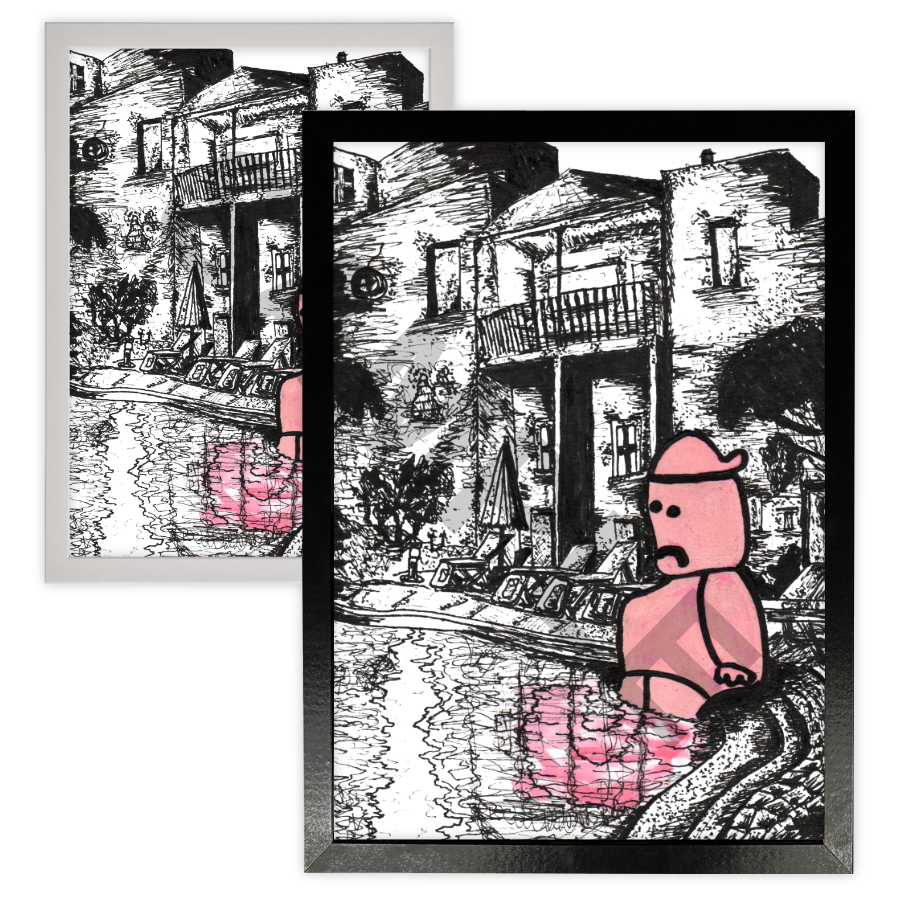 Hand Signed | Sad Man Sad Print