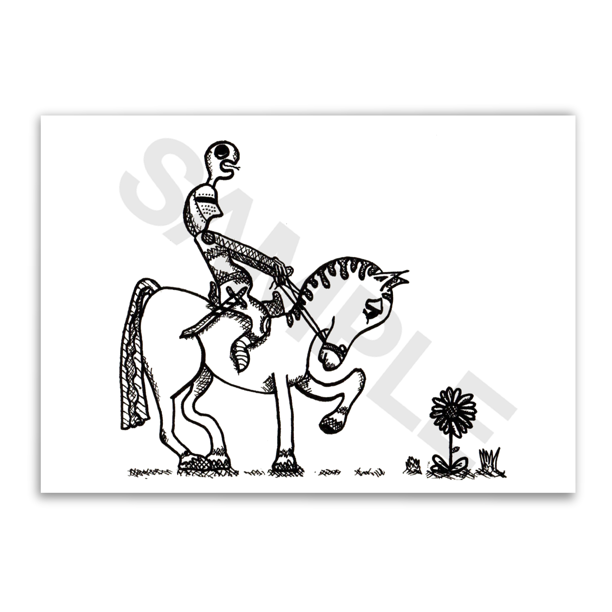 Hand-Signed | Horse Print